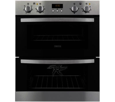 ZANUSSI ZOE35511XK Electric Built-under Double Oven - Stainless Steel ZANUSSI ZOE35511XK Electric Built-under Double Oven - Stainless Steel